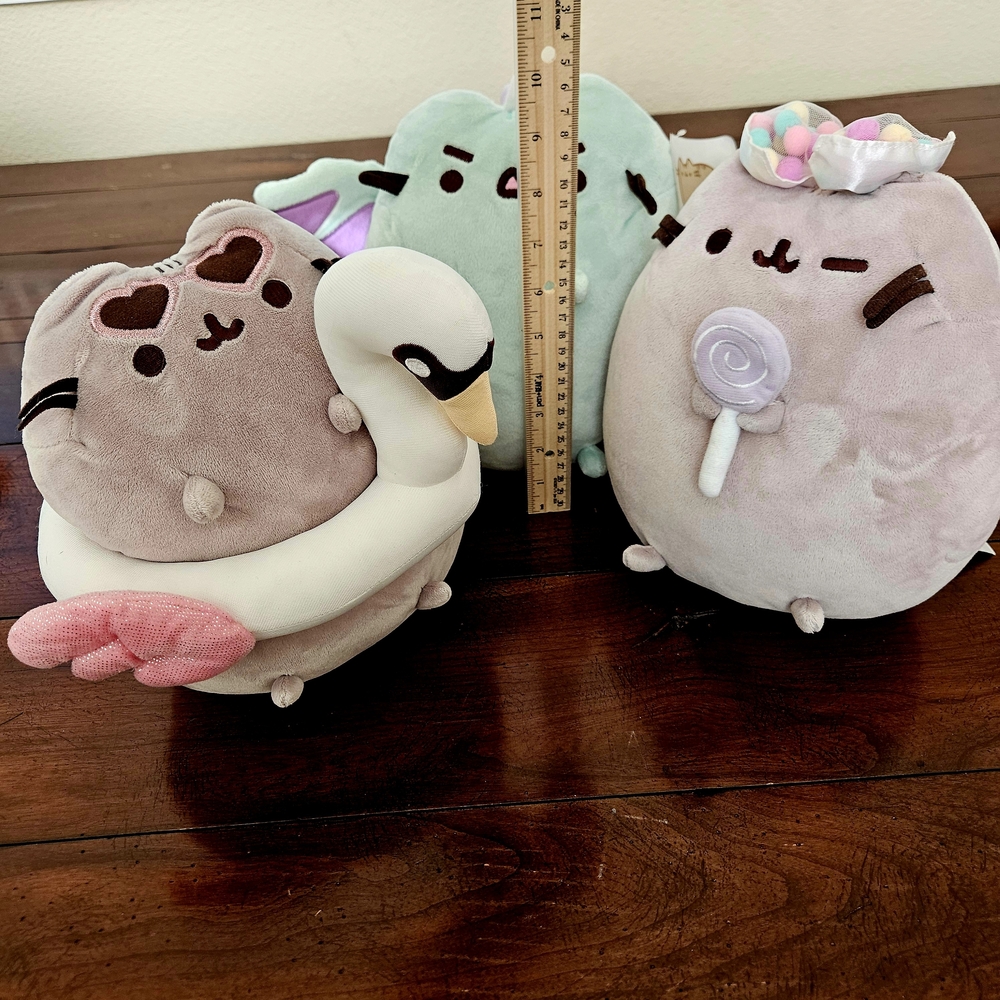 Pusheen Grumpy Dragonsheen Lollipop and Swan Plush